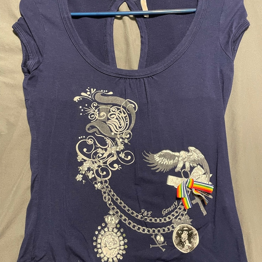 Blue Fashion Elle shirt